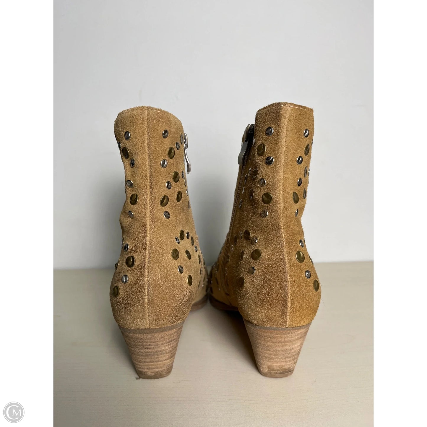 Boots Ankle Heels By  ANTELOPE  In Tan, Size: 6