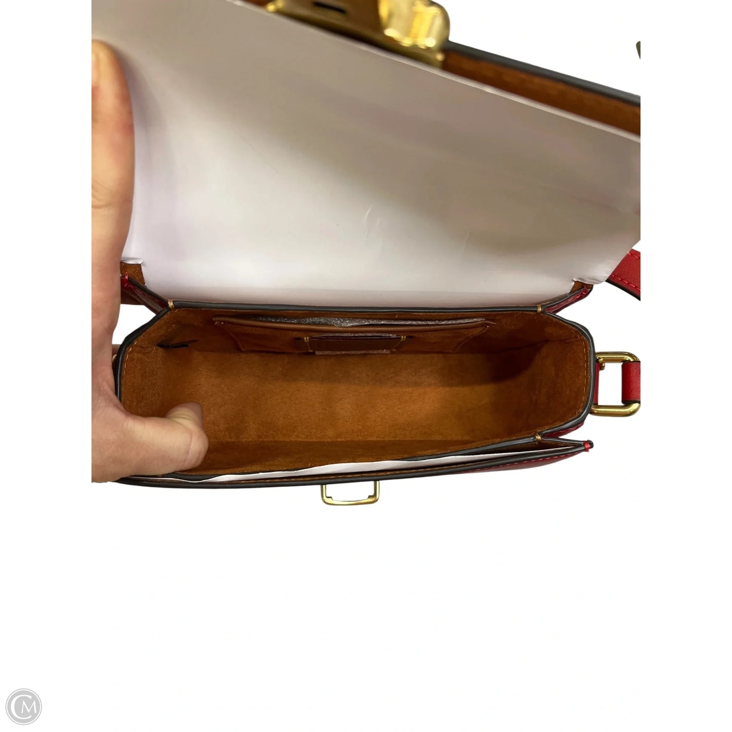 Crossbody Designer By Coach, Size: Small