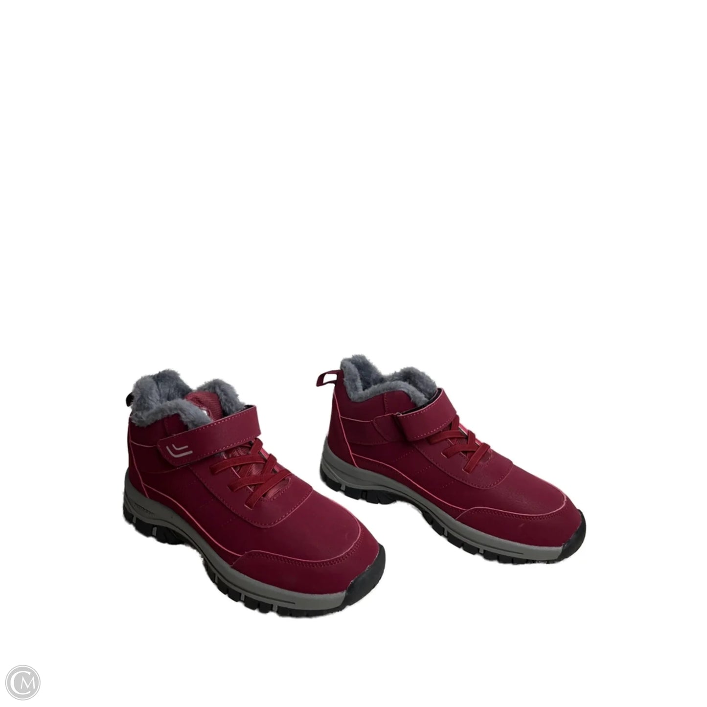 Boots Snow By Clothes Mentor In Red, Size: 8
