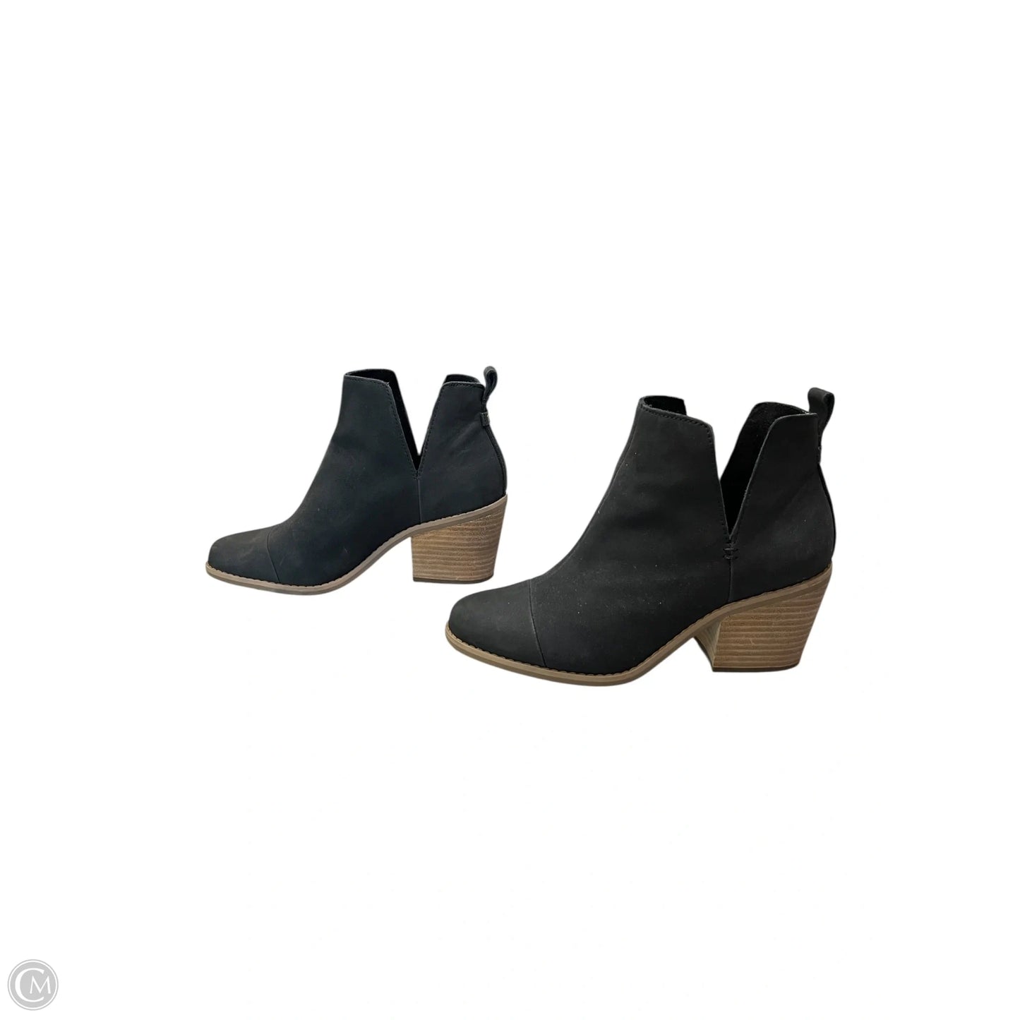 Boots Ankle Heels By Toms In Black, Size: 7.5