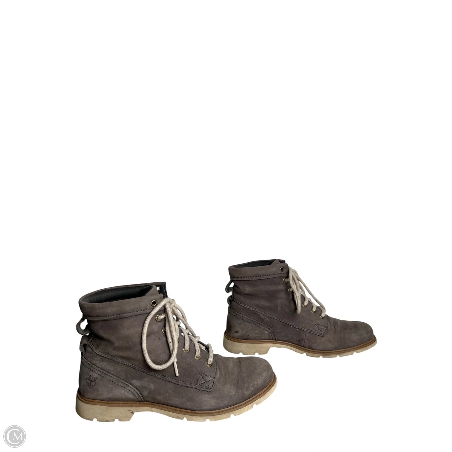 Boots Ankle Flats By Timberland In Grey, Size: 8.5