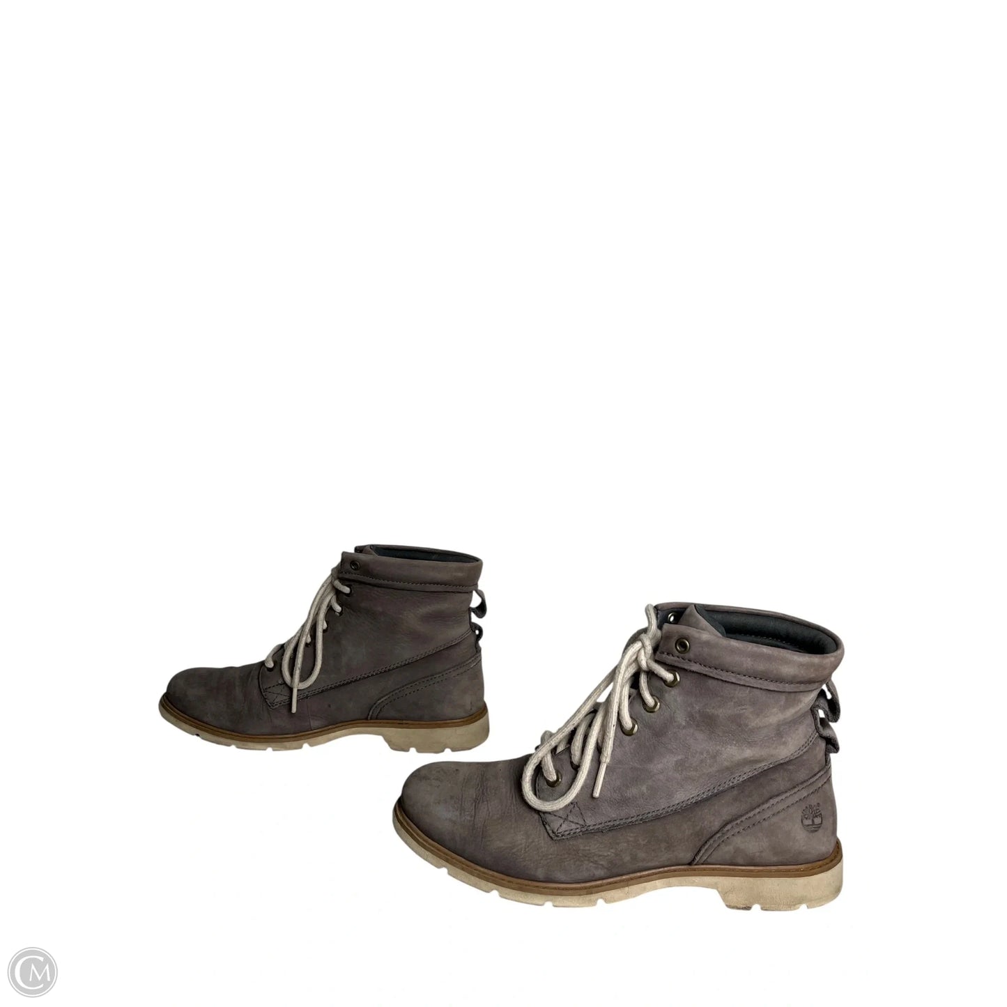 Boots Ankle Flats By Timberland In Grey, Size: 8.5