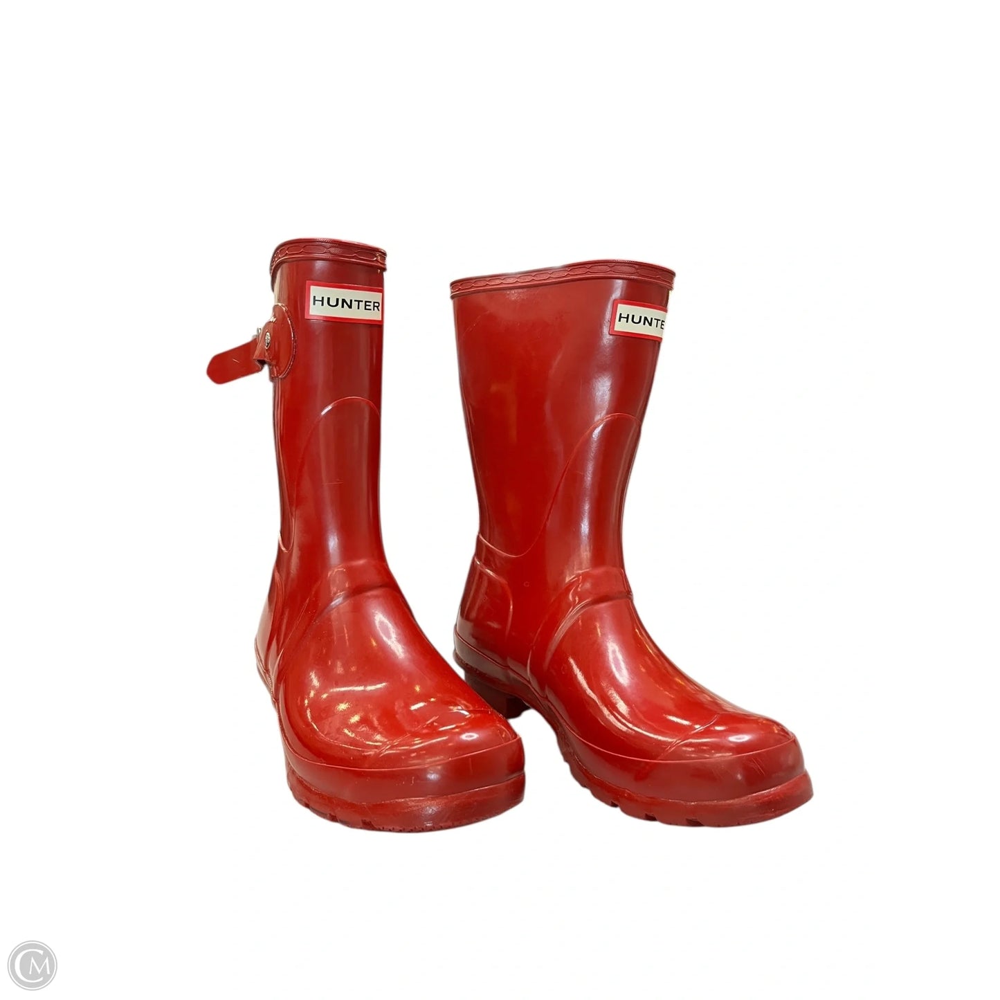 Boots Rain By Hunter In Red, Size: 7