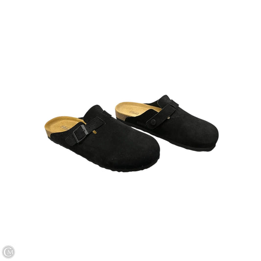Shoes Flats By Birkenstock In Black, Size: 9