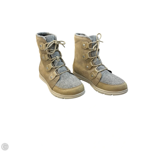 Boots Ankle Flats By Sorel In Grey, Size: 10