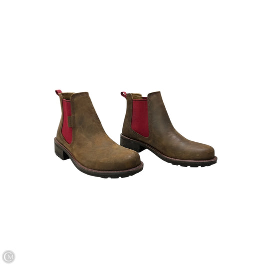 Boots Ankle Flats By Keen In Brown, Size: 7.5