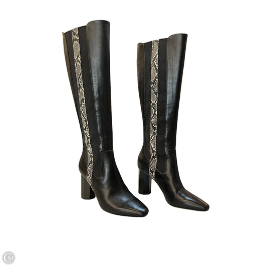 Boots Knee Heels By Donald Pliner In Black, Size: 5.5