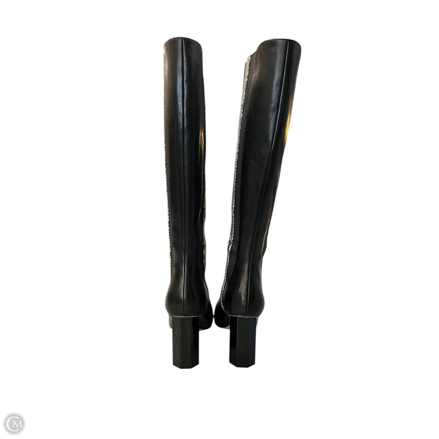 Boots Knee Heels By Donald Pliner In Black, Size: 5.5