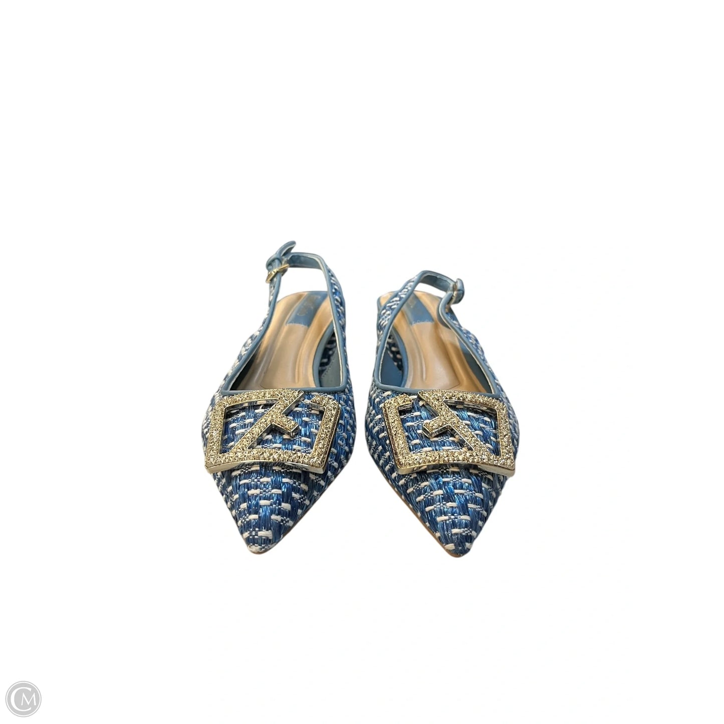 Shoes Heels Block By Franco Sarto In Blue, Size: 7.5
