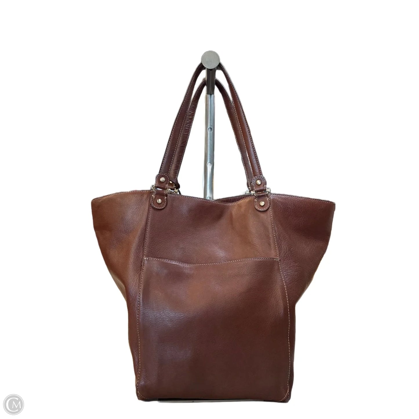 Handbag Leather By Liz Claiborne, Size: Large