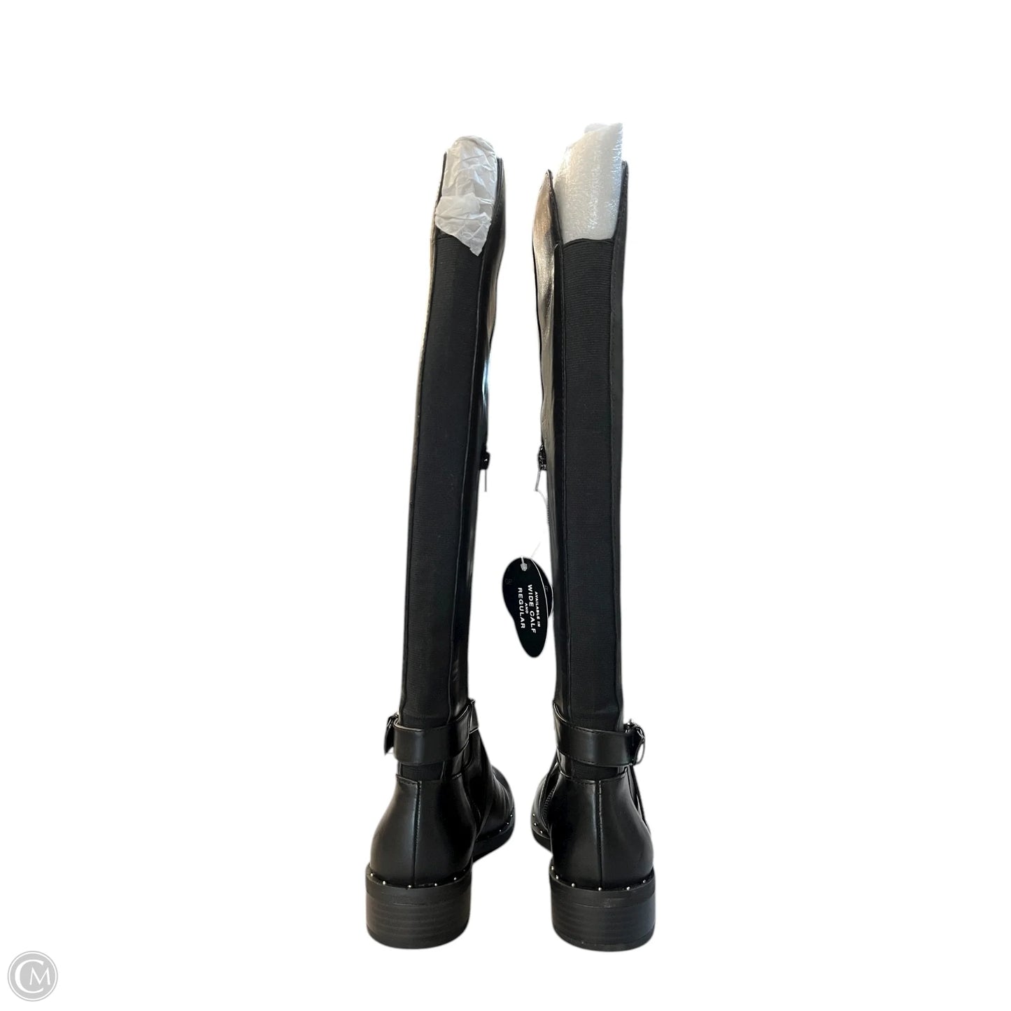 Boots Knee Flats By Inc In Black, Size: 6.5