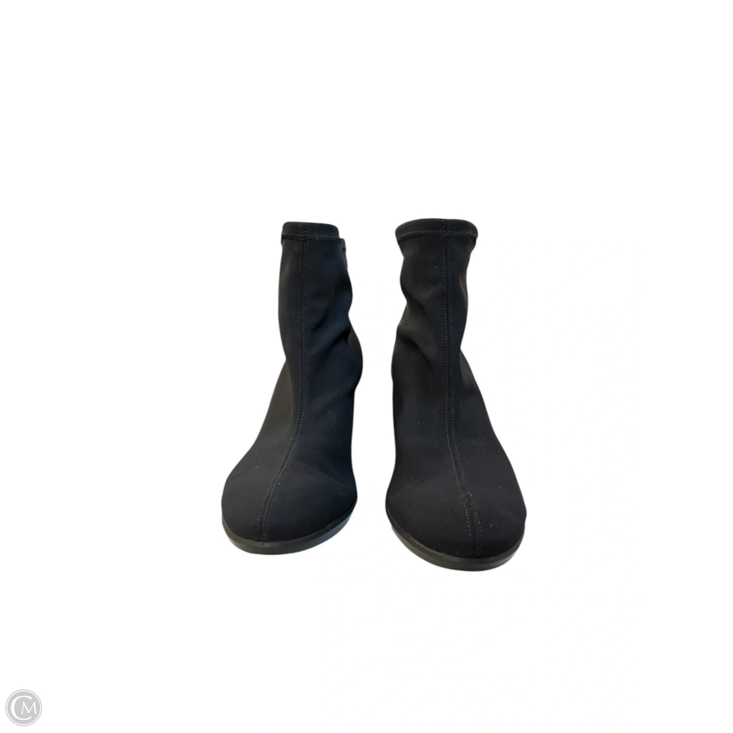 Boots Ankle Heels By Ecco In Black, Size: 9