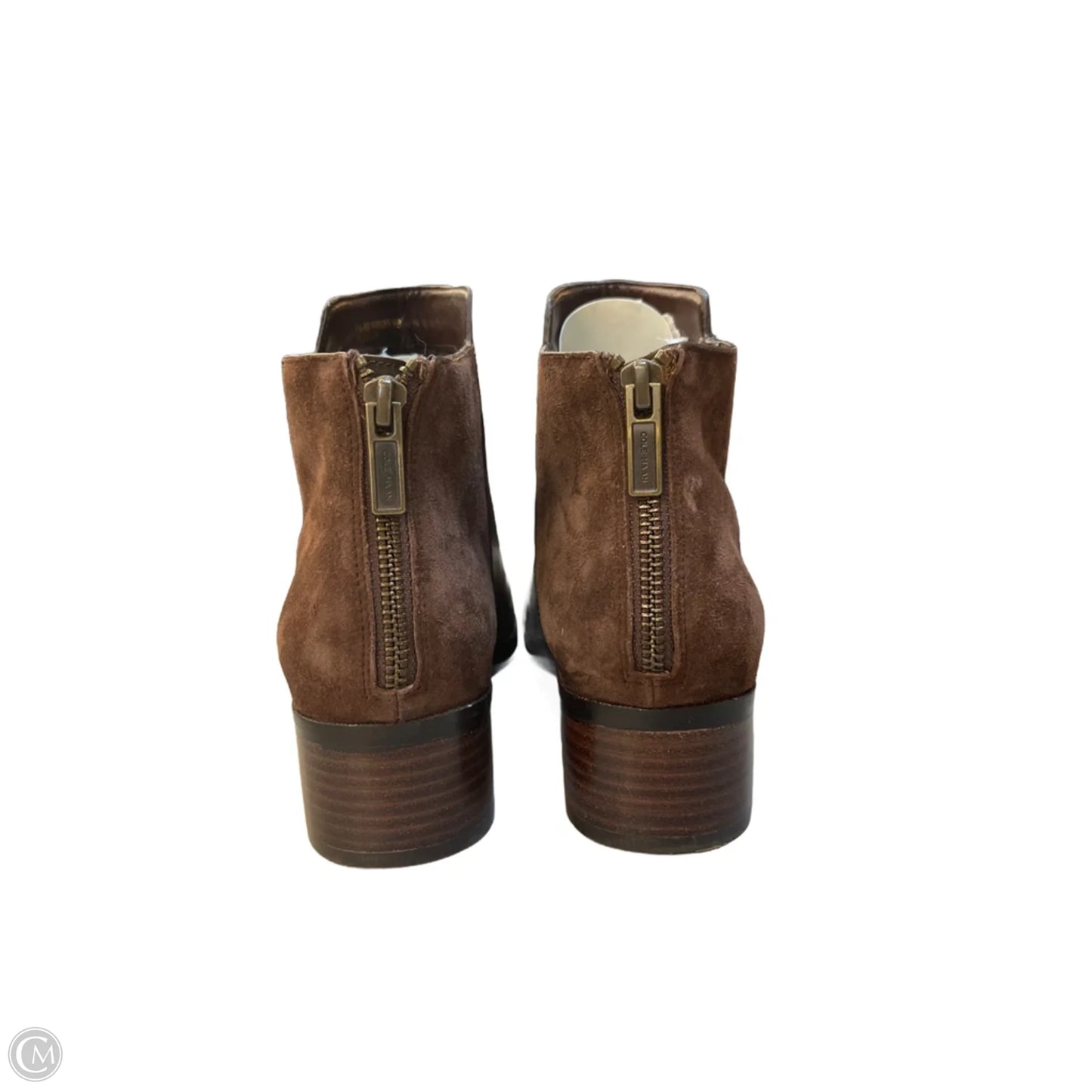 Boots Ankle Flats By Cole-haan In Brown, Size: 9