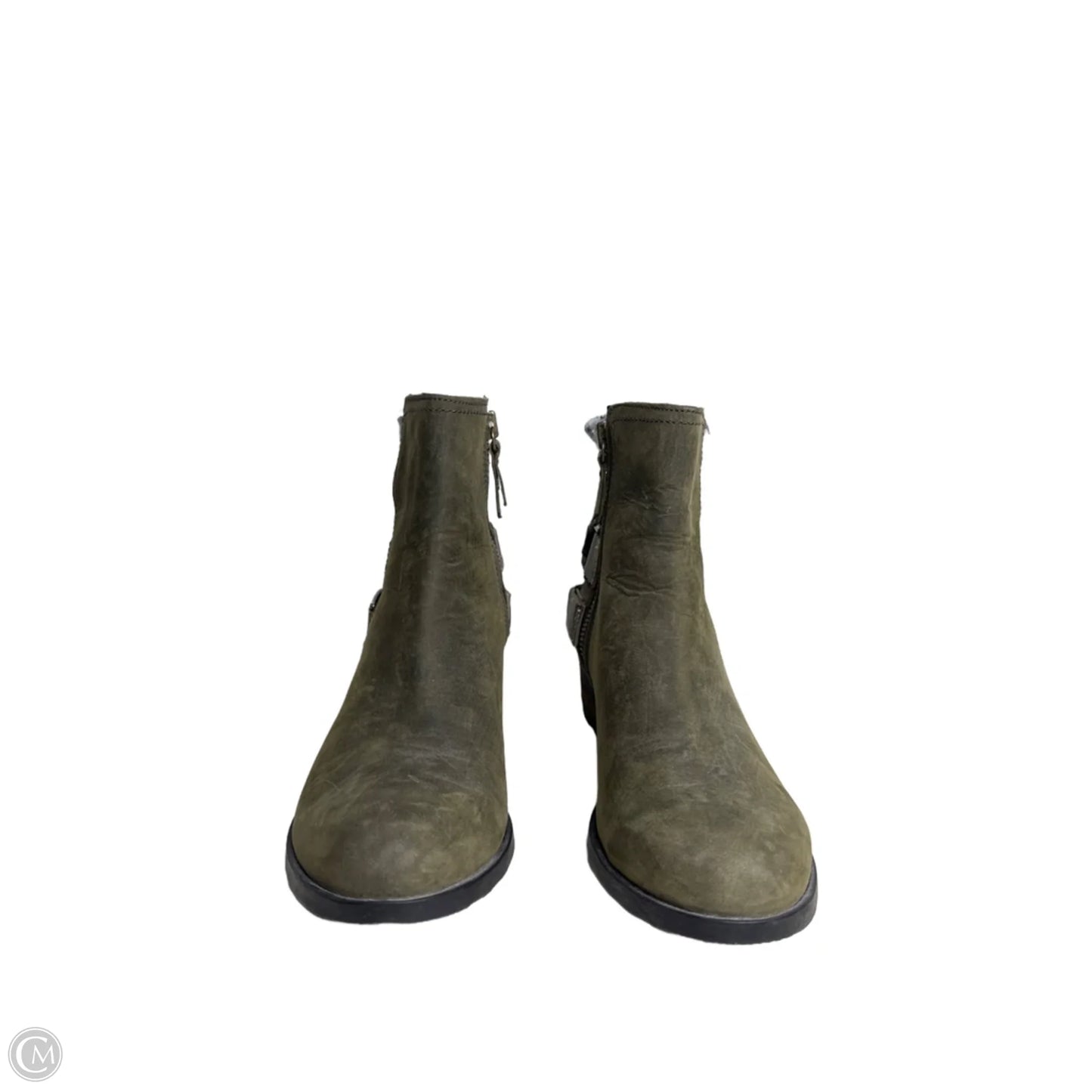 Boots Ankle Flats By Sorel In Green, Size: 9.5