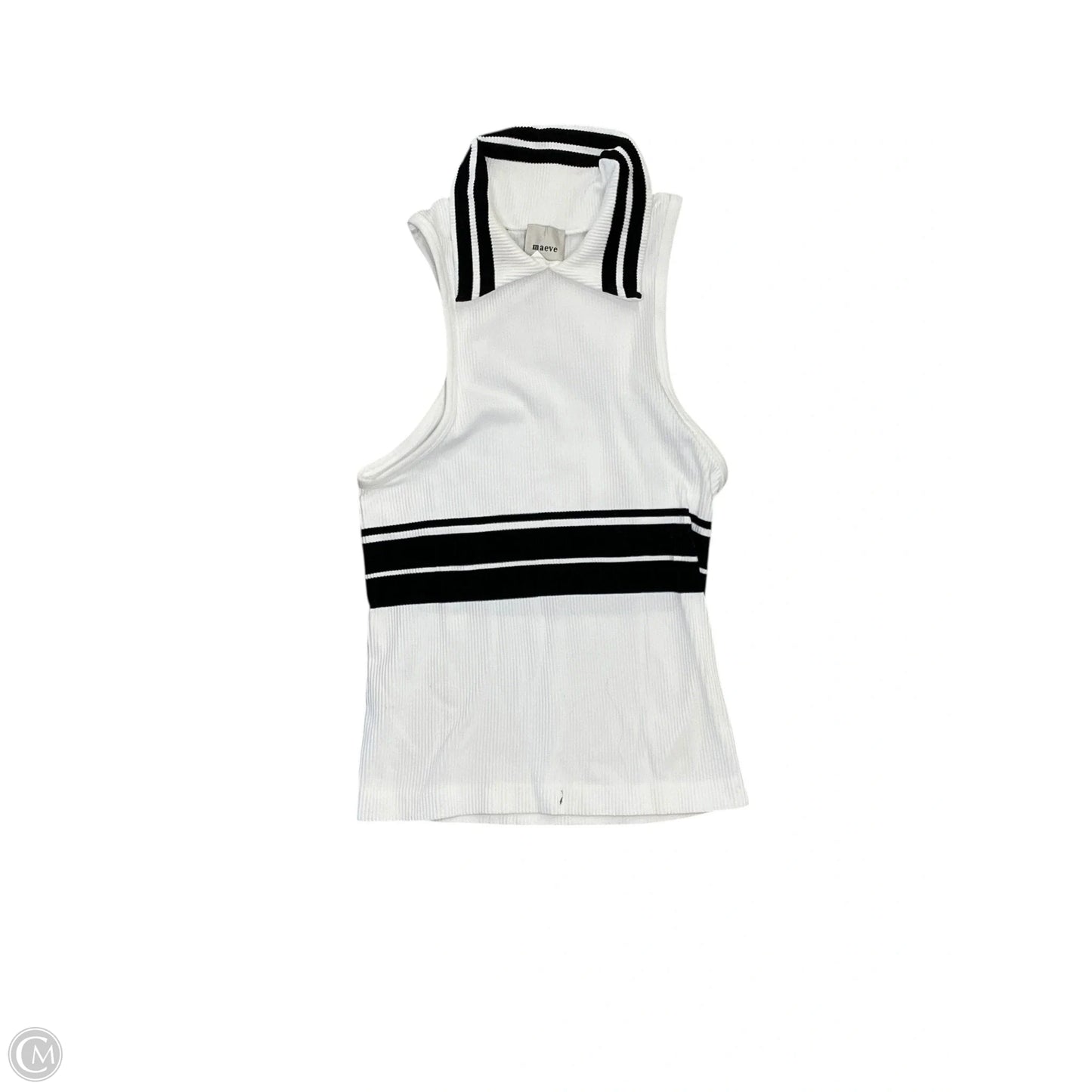 Top Sleeveless By Maeve In White, Size: S