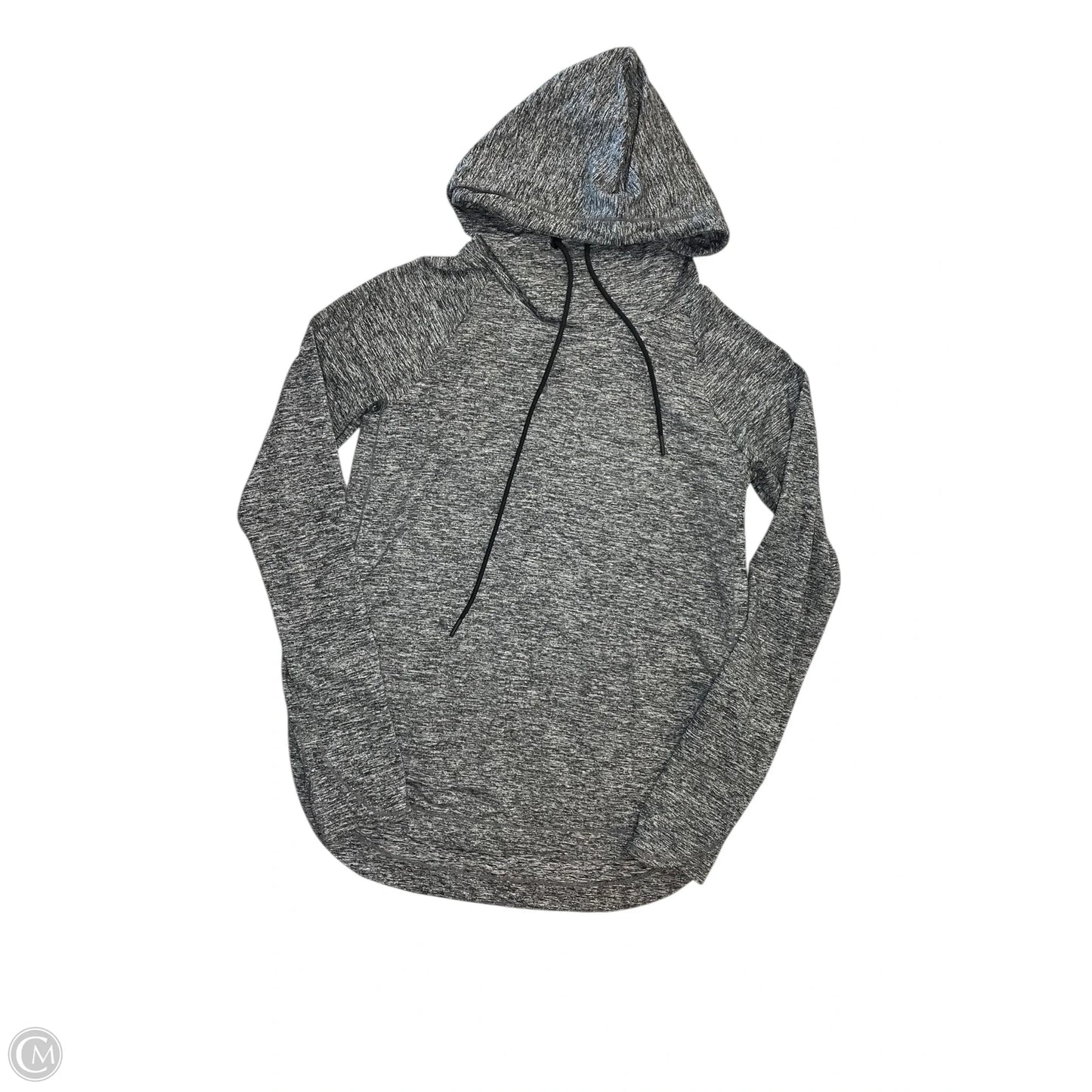 Athletic Top Long Sleeve Hoodie By Athleta In Grey, Size: S