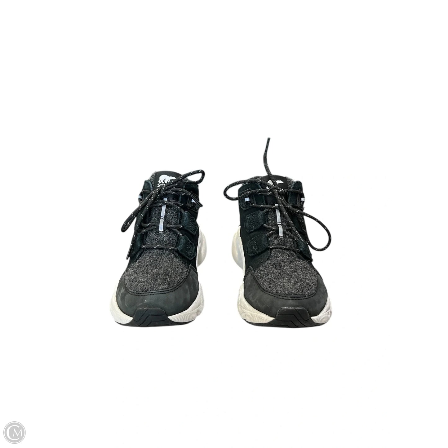Shoes Sneakers By Sorel In Black & Grey, Size: 7.5