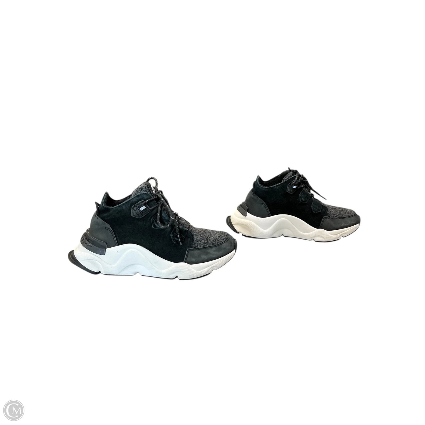 Shoes Sneakers By Sorel In Black & Grey, Size: 7.5