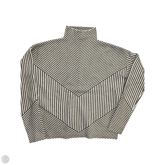Top Long Sleeve By Cynthia Rowley In Tan & White, Size: S
