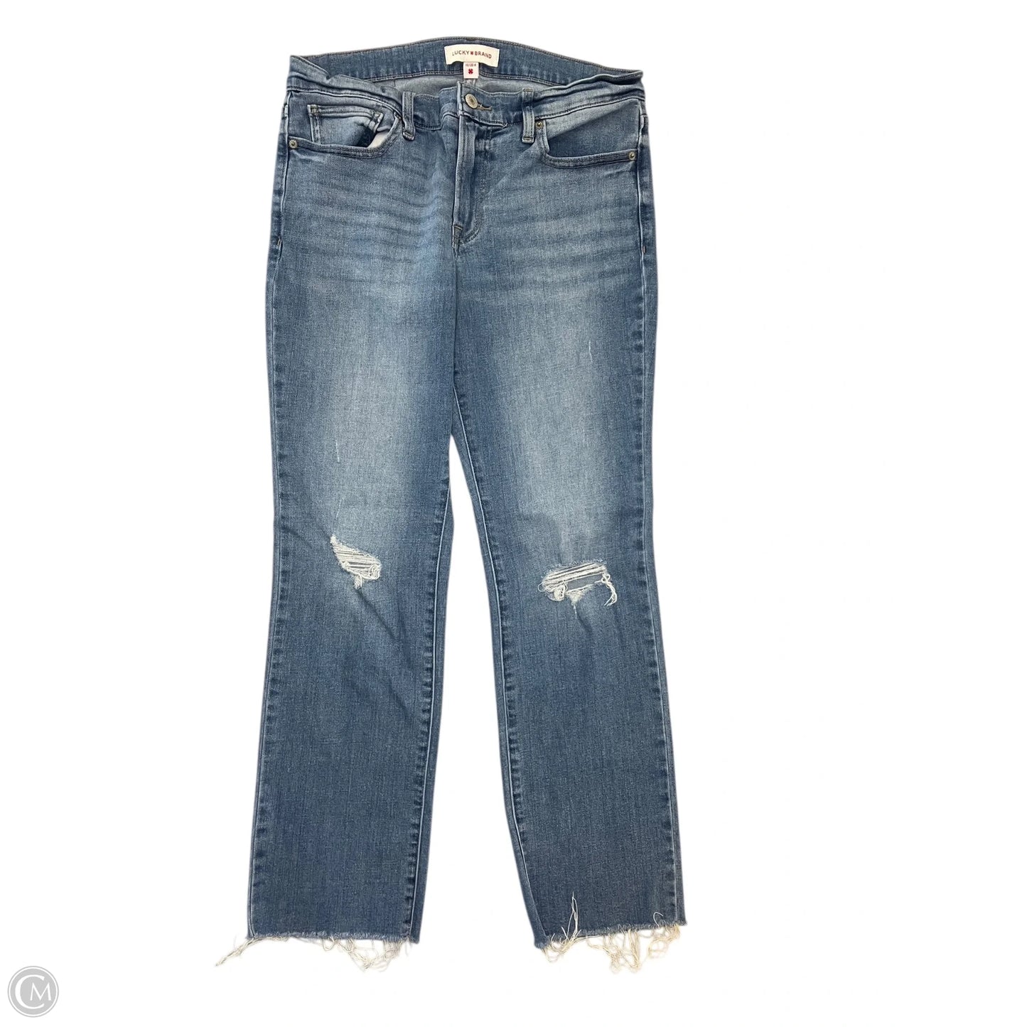 Jeans Boot Cut By Lucky Brand In Blue Denim, Size: 10