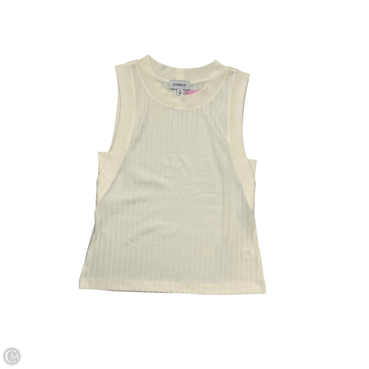 Top Sleeveless By Evereve In Cream, Size: Xs