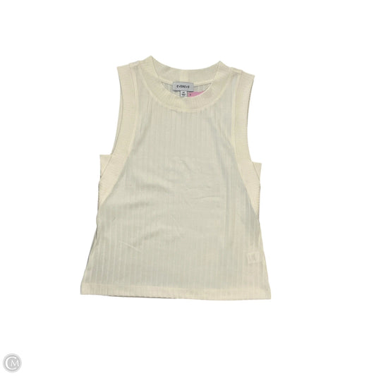 Top Sleeveless By Evereve In Cream, Size: Xs