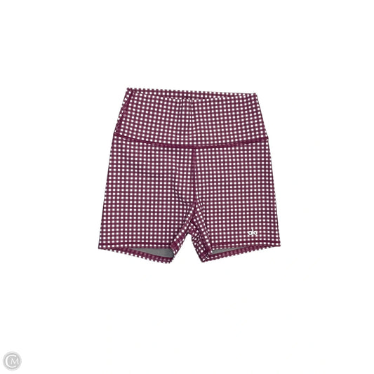 Athletic Shorts By Alo In Pink & White, Size: L