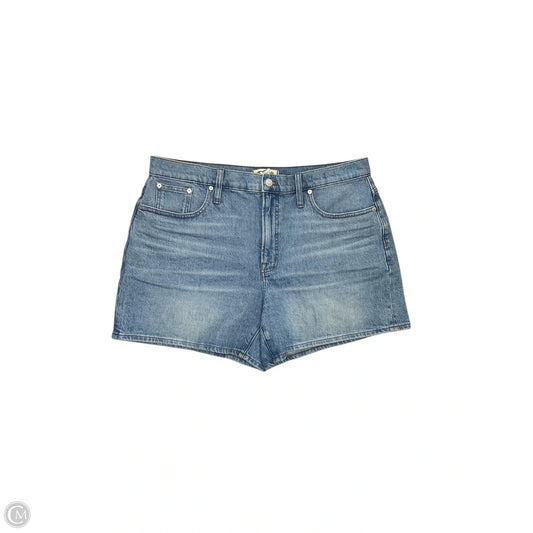 Shorts By Madewell In Blue Denim, Size: Xl