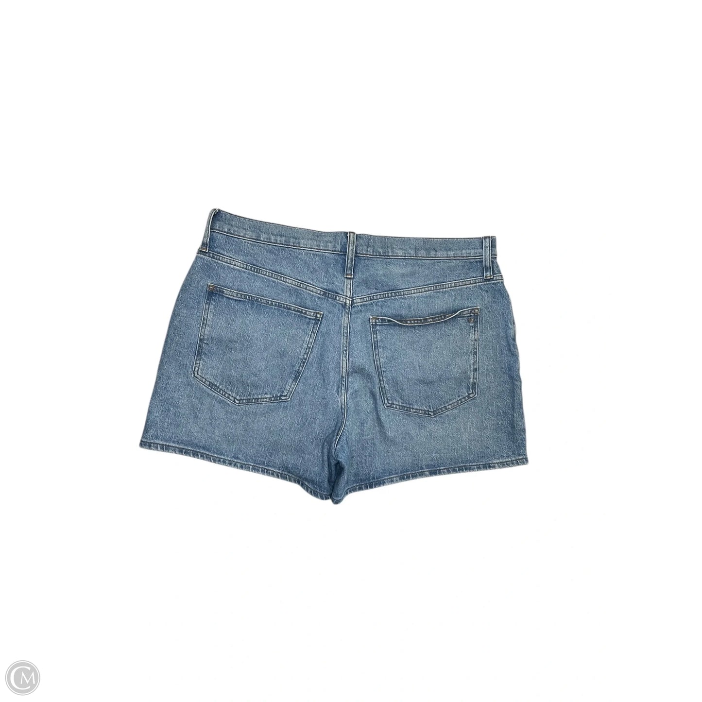 Shorts By Madewell In Blue Denim, Size: Xl