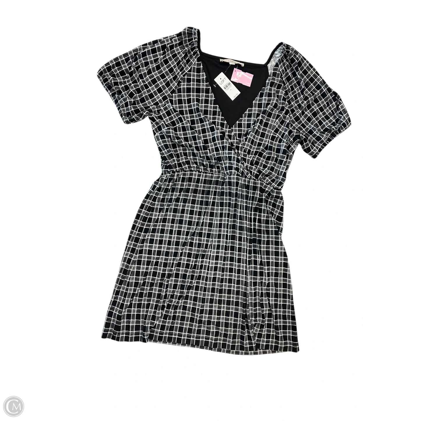 Dress Casual Short By Loft In Black & White, Size: M