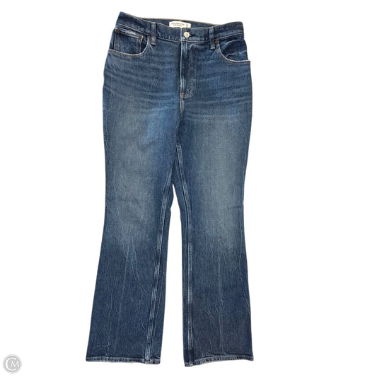 Jeans Boot Cut By Abercrombie And Fitch In Blue Denim, Size: 8p