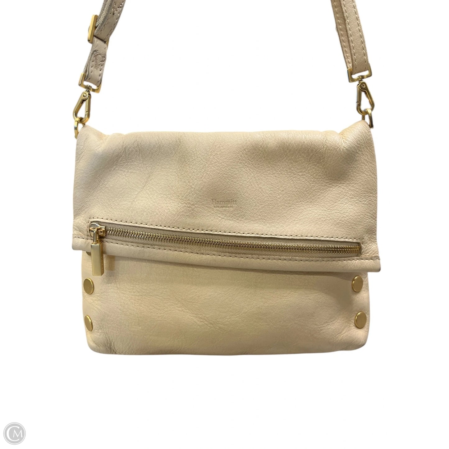 Handbag Leather By Hammitt, Size: Medium