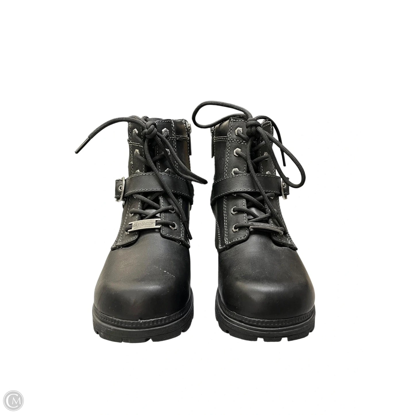 Boots Combat By Harley Davidson In Black, Size: 8