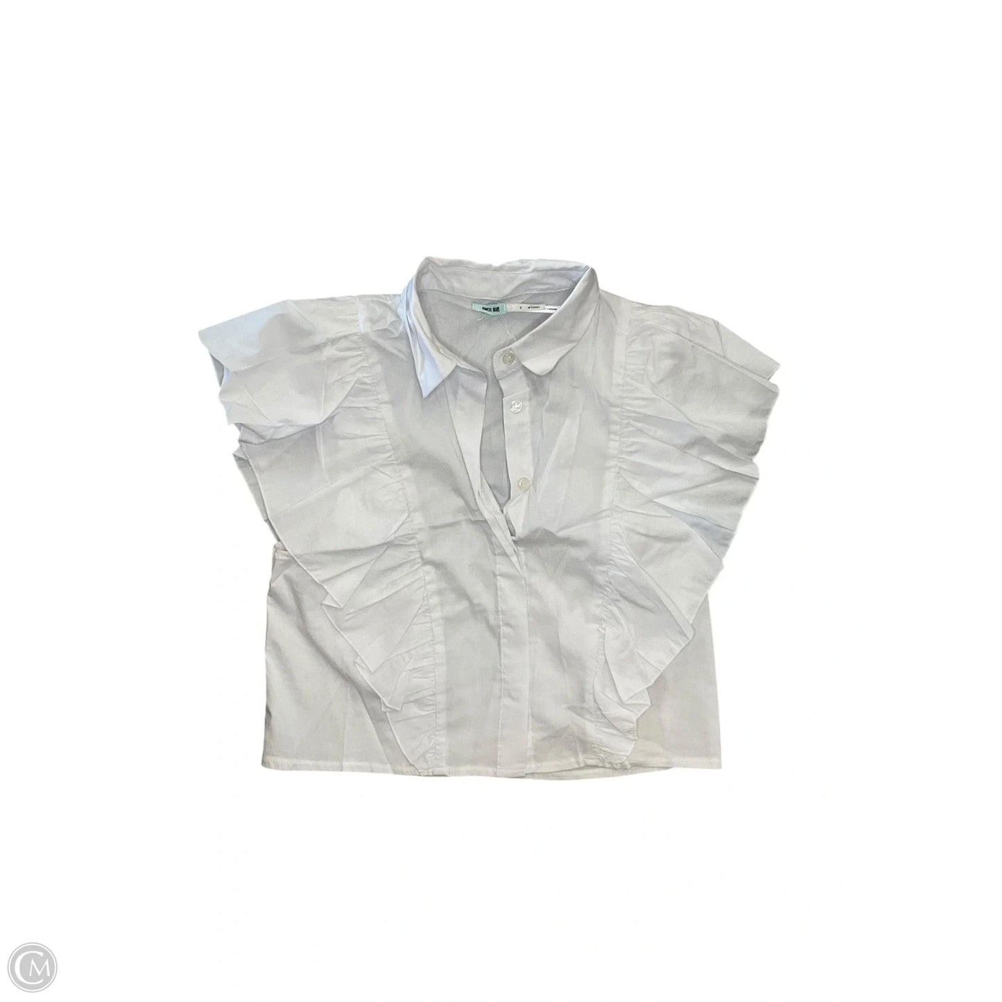 Top Sleeveless By Kimichi Blue In White, Size: S