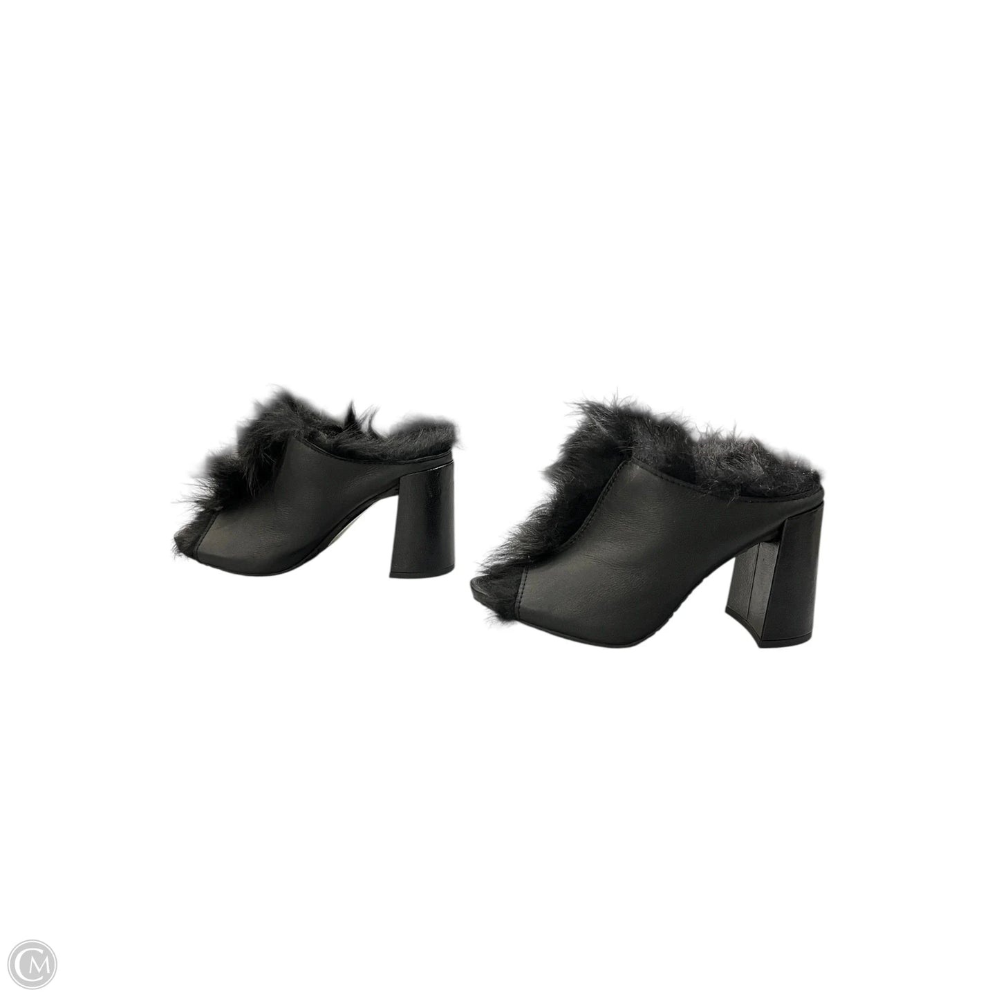 Sandals Heels Block By Pedro Garcia In Black, Size: 7