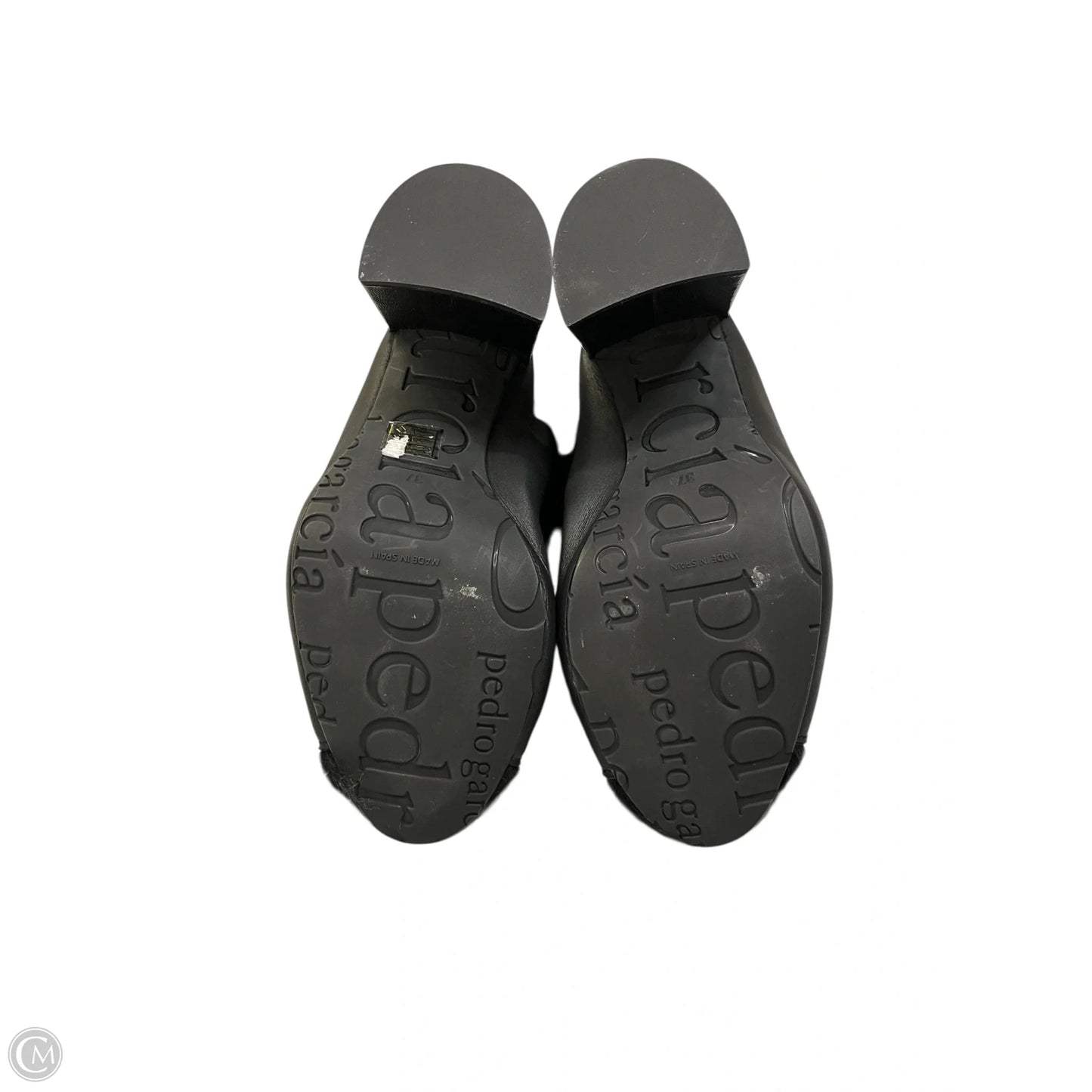 Sandals Heels Block By Pedro Garcia In Black, Size: 7