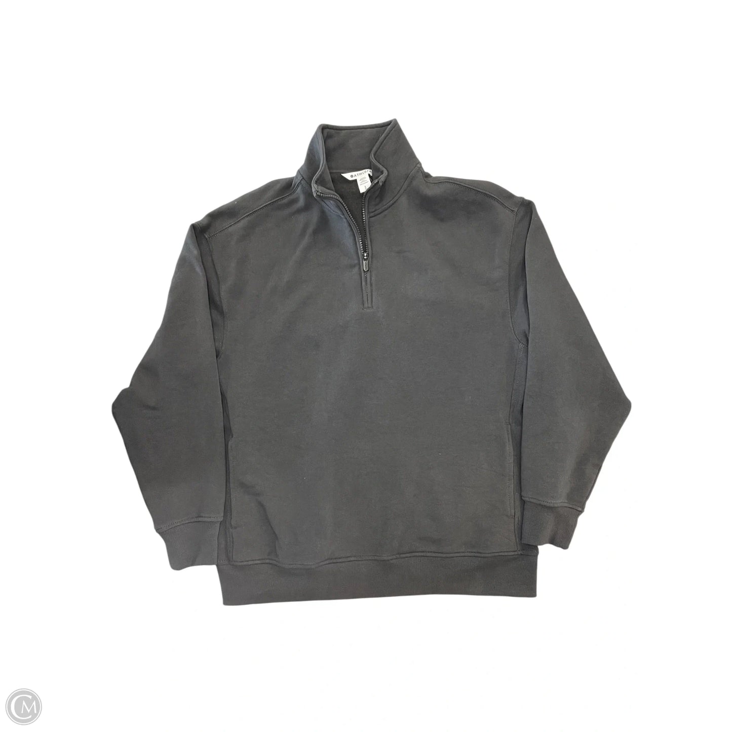 Athletic Sweatshirt Collar By Athleta In Grey, Size: S