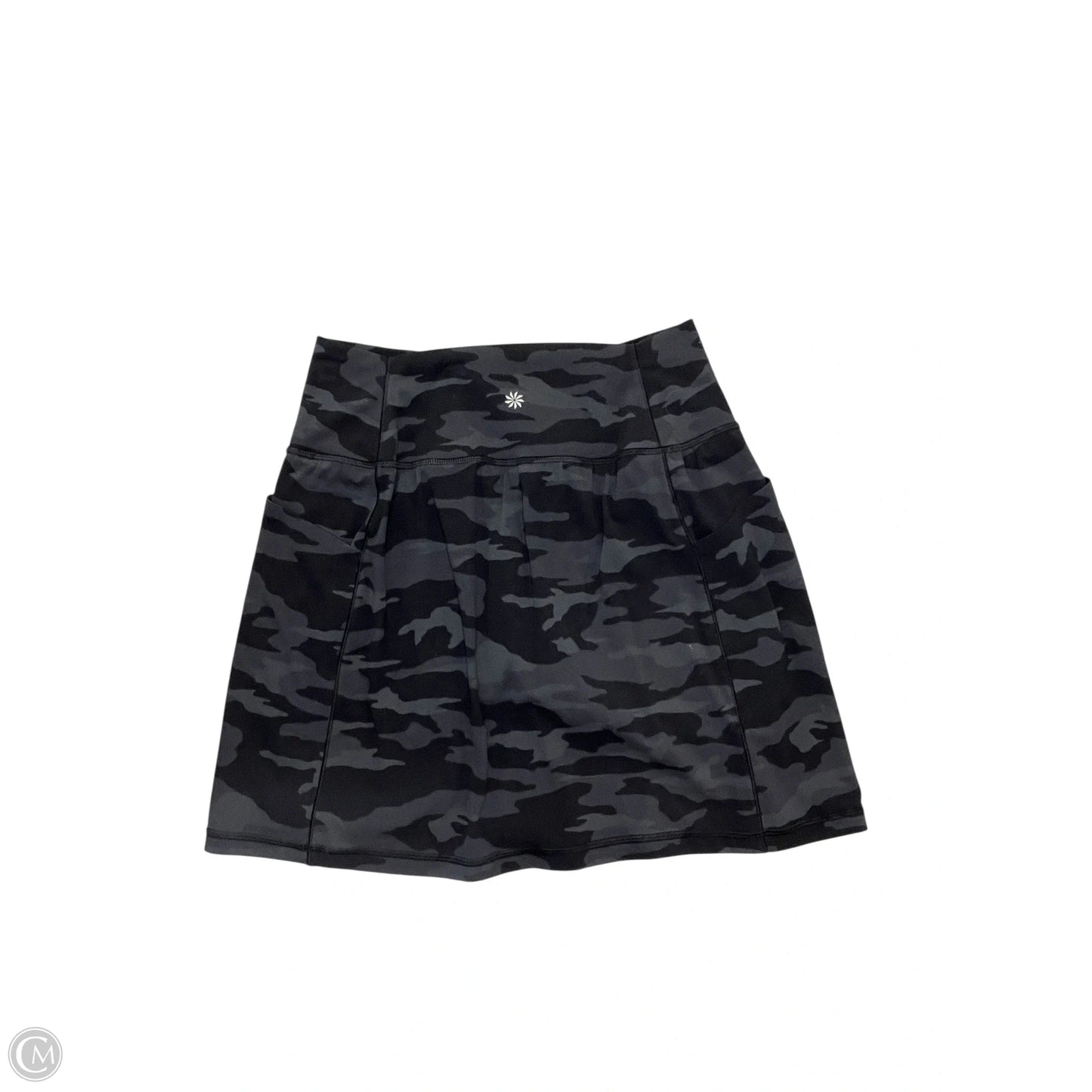 Athletic Skort By Athleta In Camouflage Print, Size: S