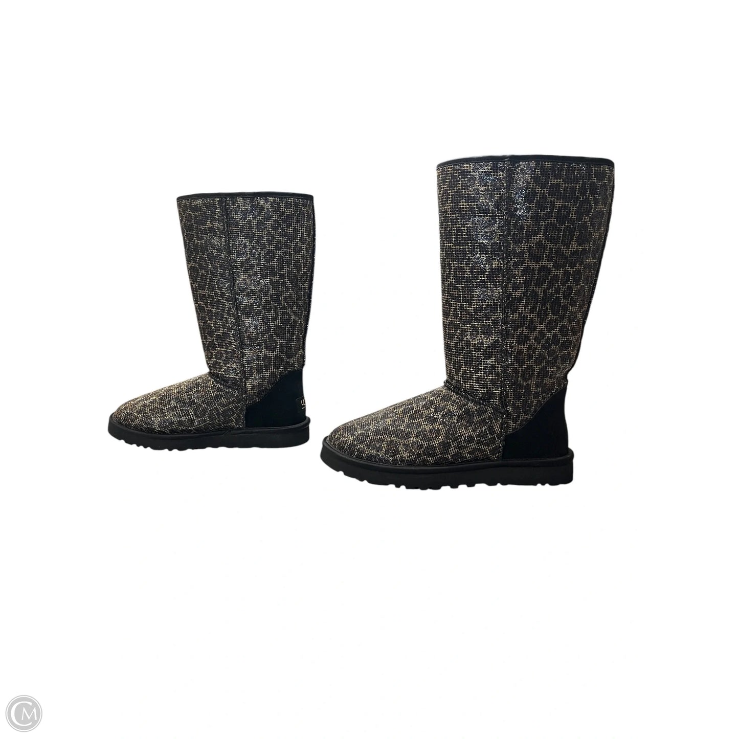Boots Designer By Ugg In Leopard Print, Size: 7