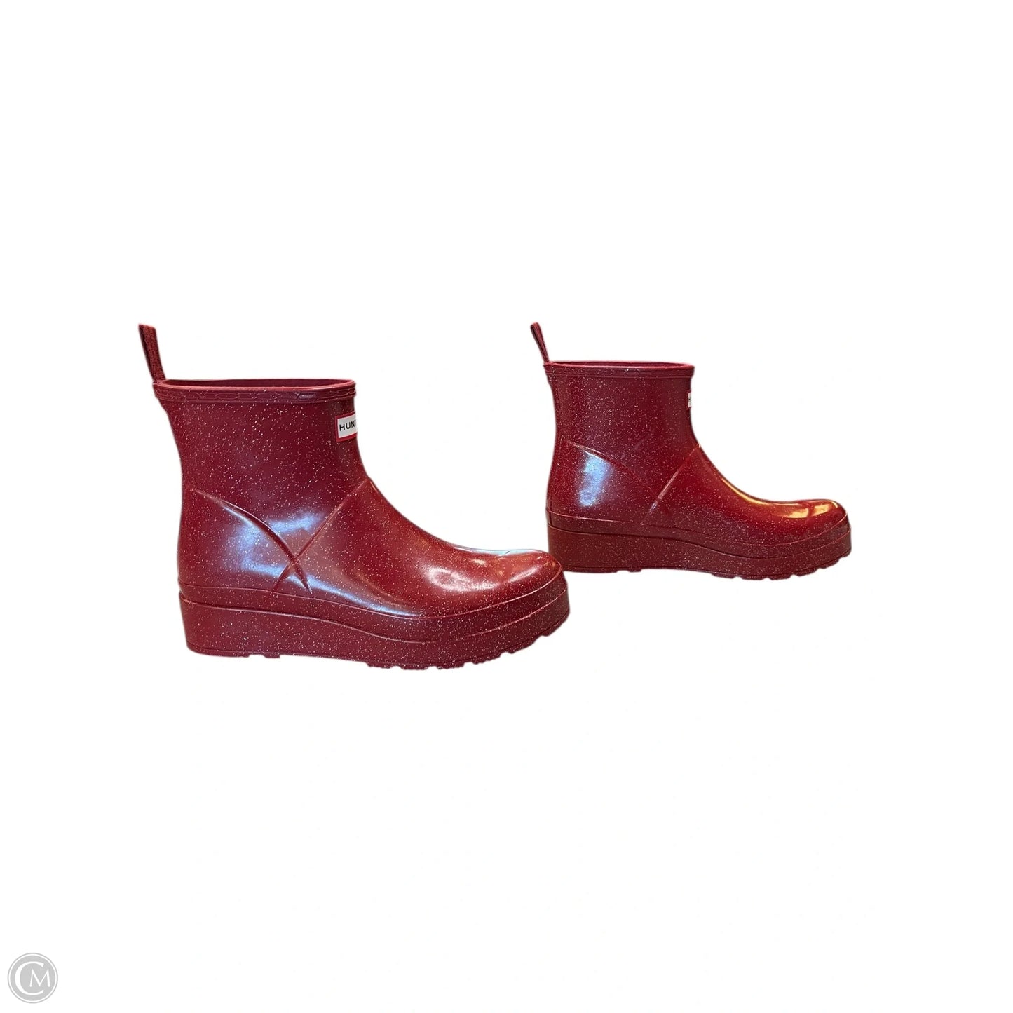 Boots Rain By Hunter In Red, Size: 11