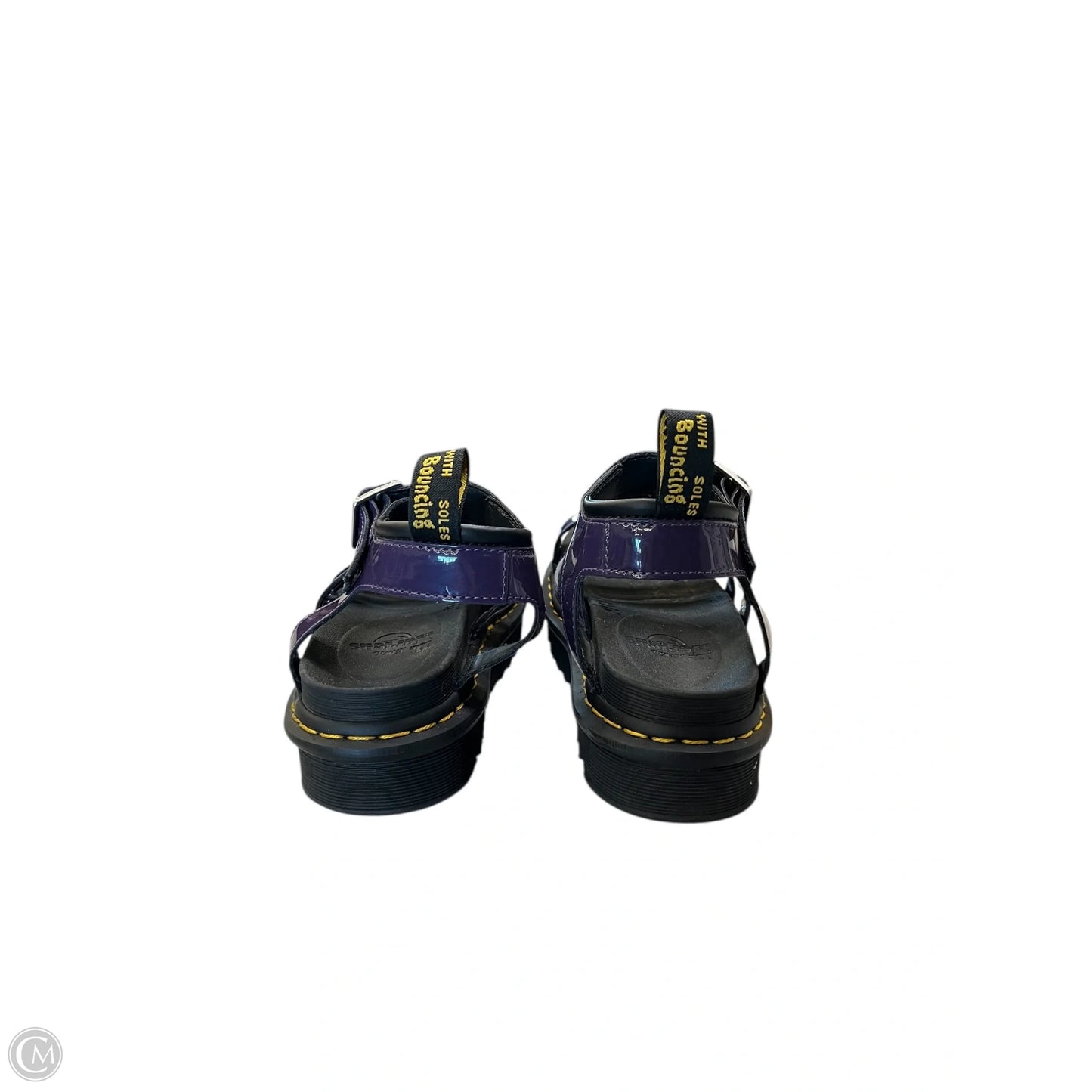 Sandals Heels Platform By Dr Martens In Purple, Size: 8