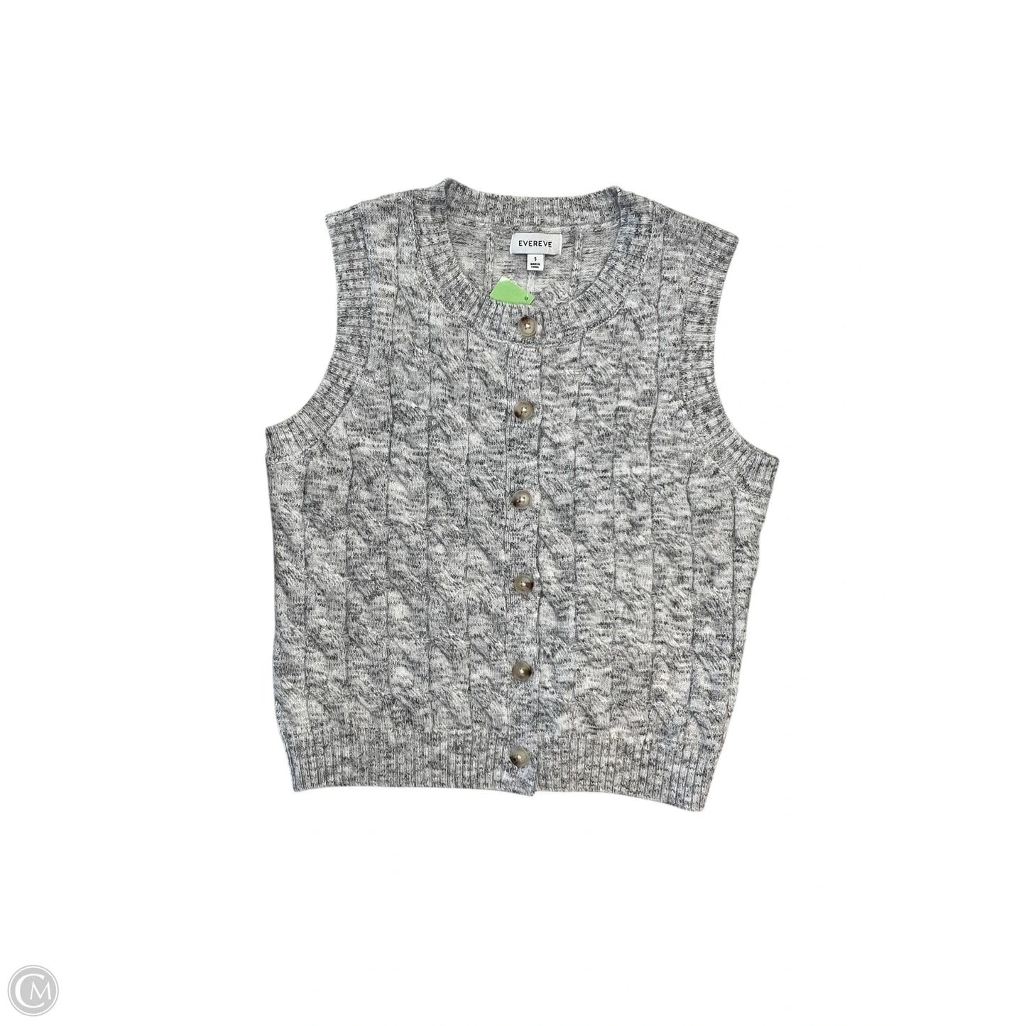 Vest Sweater By Evereve In Grey, Size: S