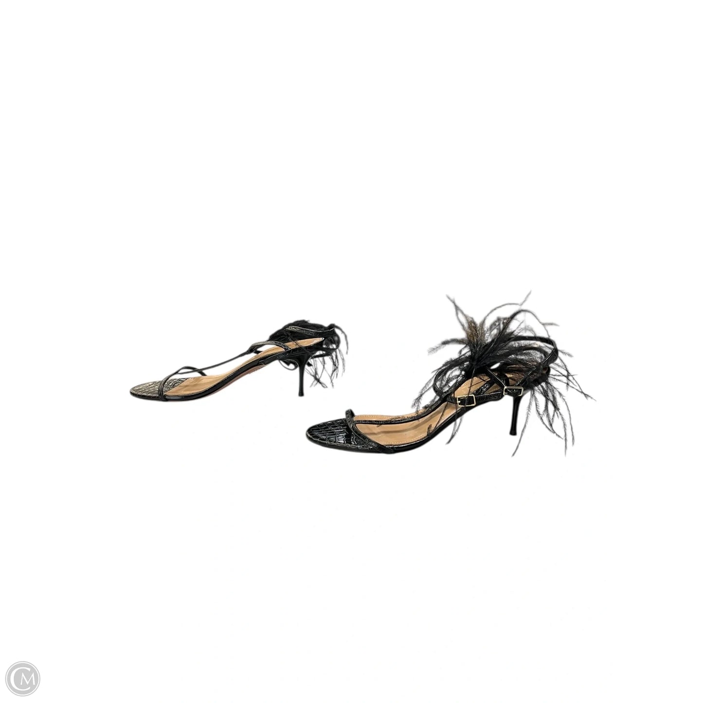 Sandals Designer By Aquazzura In Black, Size: 7.5