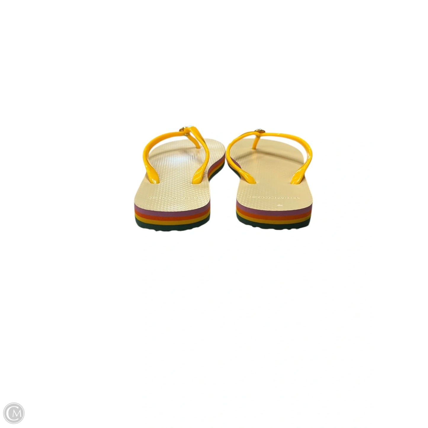 Sandals Designer By Tory Burch In Yellow, Size: 8