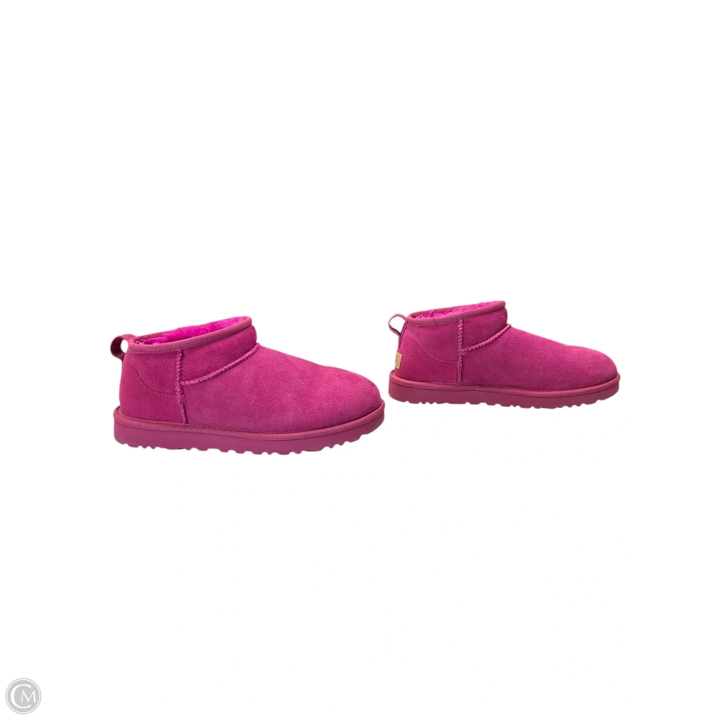 Boots Designer By Ugg In Pink, Size: 8