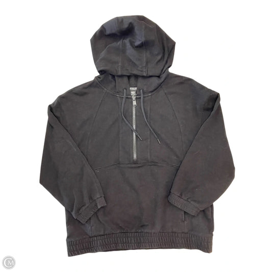 Athletic Sweatshirt Hoodie By Athleta In Black, Size: M