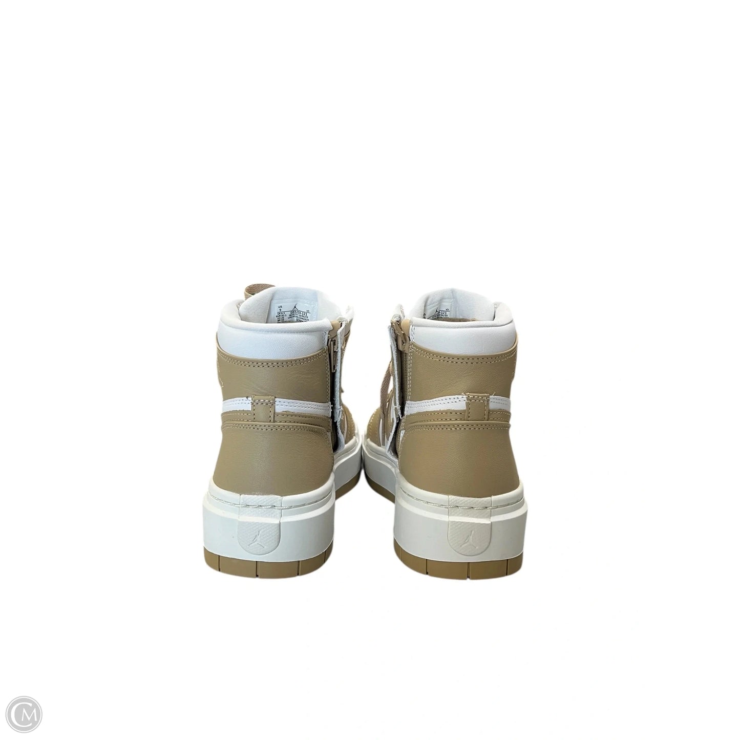 Shoes Sneakers By Nike In Brown & White, Size: 9