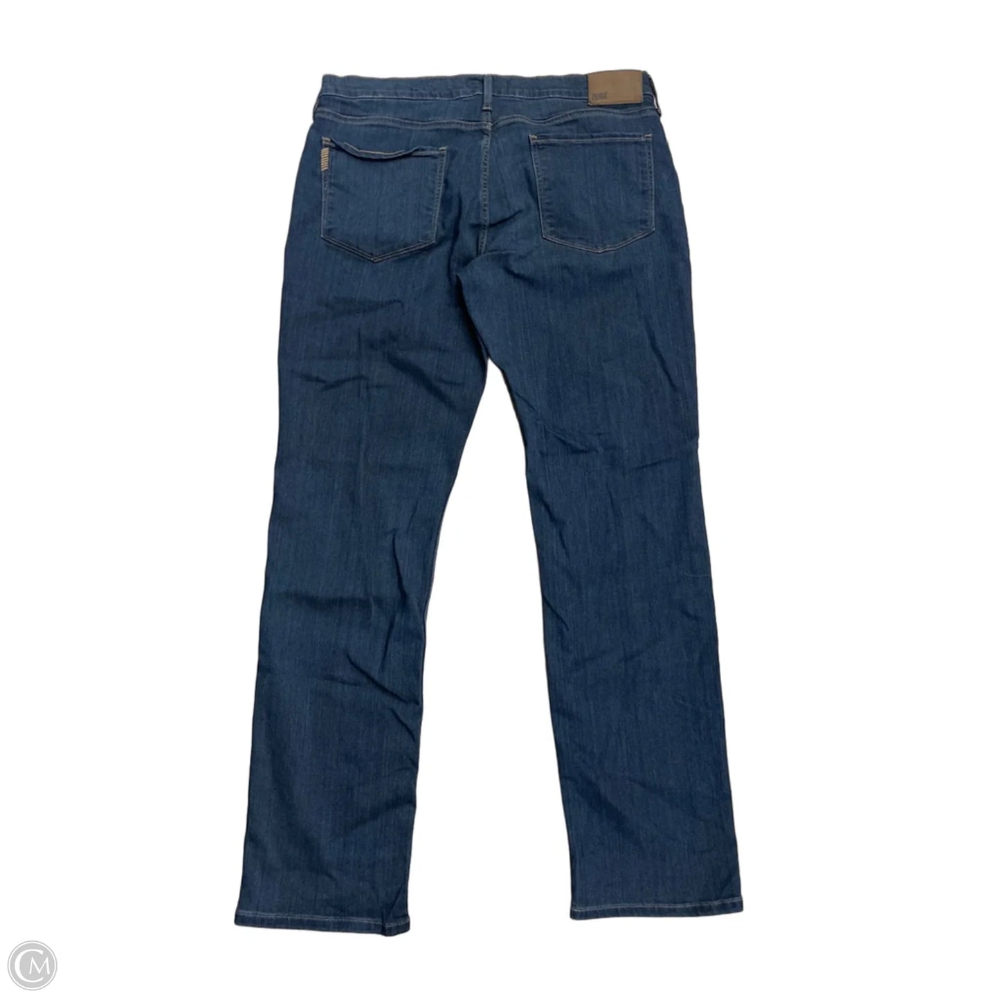 Jeans Boot Cut By Paige In Blue Denim, Size: 18