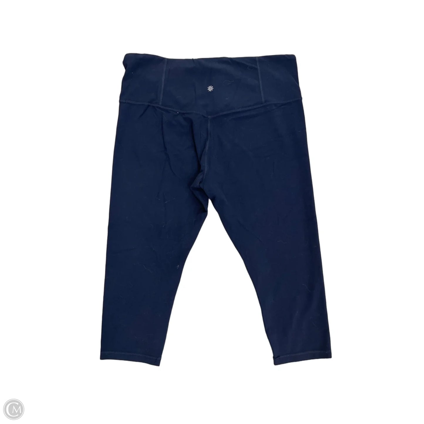 Athletic Leggings Capris By Athleta In Navy, Size: Xl