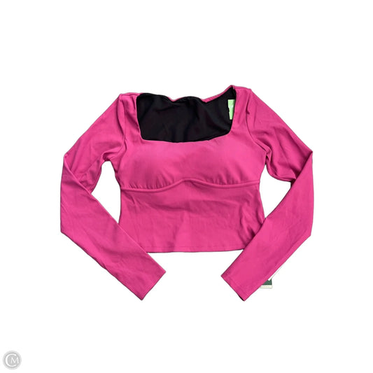 Top Long Sleeve By Halara In Pink, Size: L